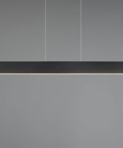 LED Κρεμαστό Γραμμικό Φωτιστικό Galway Μαύρο Ματ Up-Down CCT 35W 4200lm Dimmable Trio Lighting – 349710132