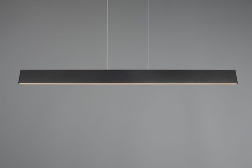 LED Κρεμαστό Γραμμικό Φωτιστικό Galway Μαύρο Ματ Up-Down CCT 35W 4200lm Dimmable Trio Lighting – 349710132