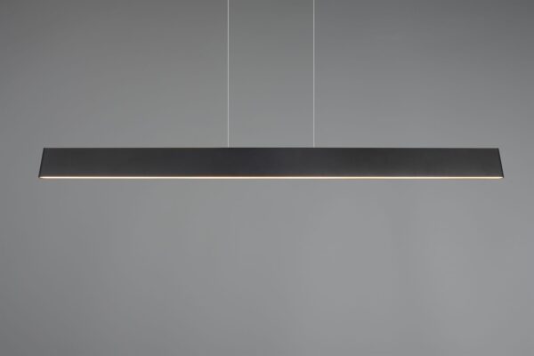LED Κρεμαστό Γραμμικό Φωτιστικό Galway Μαύρο Ματ Up-Down CCT 35W 4200lm Dimmable Trio Lighting – 349710132