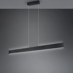 LED Κρεμαστό Γραμμικό Φωτιστικό Galway Μαύρο Ματ Up-Down CCT 35W 4200lm Dimmable Trio Lighting – 349710132