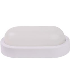 ΦΩΤΙΣΤΙΚΟ ΤΟΙΧΟΥ ΟΒΑΛ LED 8W 160x90x51 3000K IP54 ΛΕΥΚΟ PLUS EUROLAMP 145-20011