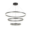 InLight Κρεμαστό φωτιστικό LED 100W 3CCT (by switch on base) 6095-A-Black