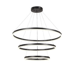 InLight Κρεμαστό φωτιστικό LED 100W 3CCT (by switch on base) 6095-A-Black