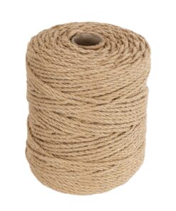 GloboStar® DECOR-ROPE 35050 Εύκαμπτο Διακοσμητικό Σχοινί Τριχιά Πλεκτό 200 Μέτρα Διαμέτρου 5mm Μπεζ D5mm x L200m