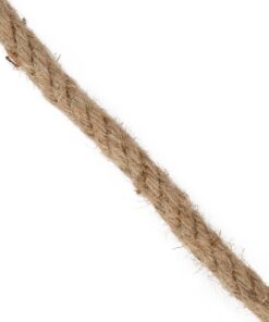 GloboStar® DECOR-ROPE 35051 Εύκαμπτο Διακοσμητικό Σχοινί Τριχιά Πλεκτό 50 Μέτρα Διαμέτρου 14mm Μπεζ D14mm x L50m