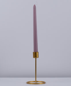 GloboStar® WATER-LILLY 35204 ΣΕΤ 4 Αρωματικά Κεριά Κηροπηγίου Παραφίνης με Άρωμα Φρούτα του Δάσους Λιλά Μ2 x Π2 x Υ25cm