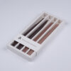 GloboStar® MOCHA-CREAM 35211 ΣΕΤ 4 Αρωματικά Κεριά Κηροπηγίου Παραφίνης με Άρωμα Σοκολάτα – Καφές Πολύχρωμα Μ2 x Π2 x Υ25cm