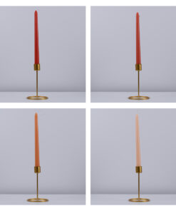 GloboStar® SUMMER-SIESTA 35212 ΣΕΤ 4 Αρωματικά Κεριά Κηροπηγίου Παραφίνης με Άρωμα Λουλούδια του Καλοκαιριού Πολύχρωμα Μ2 x Π2 x Υ25cm