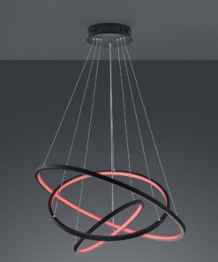 Κρεμαστό Φωτιστικό Trio Lighting LED 80W Ανθρακί Μεταλλικό 7000lm RGBW 3000 – 6000K 352710342