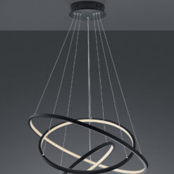 Κρεμαστό Φωτιστικό Trio Lighting LED 80W Ανθρακί Μεταλλικό 7000lm RGBW 3000 – 6000K 352710342