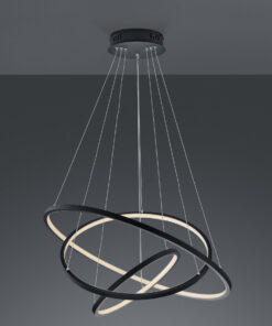 Κρεμαστό Φωτιστικό Trio Lighting LED 80W Ανθρακί Μεταλλικό 7000lm RGBW 3000 – 6000K 352710342