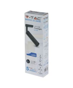 LED Φωτιστικό Ράγας Μαύρο 7W V-TAC PRO Samsung Chip COB CRI >90 24° 420lm Θερμό Λευκό 3000K – 353