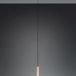 Κρεμαστό Μονόφωτο Καφέ+Λευκό Γυαλί CELESTE LED 10W 1100lm Step Dimmable 3000Κ Trio Lighting – 354910165