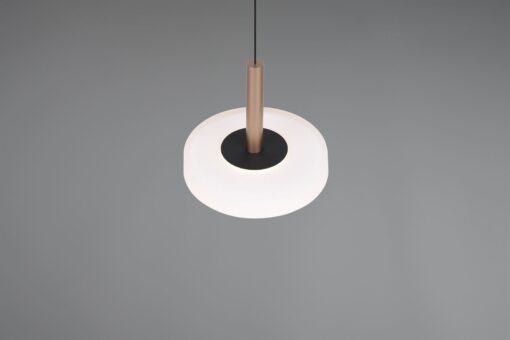 Κρεμαστό Μονόφωτο Καφέ+Λευκό Γυαλί CELESTE LED 10W 1100lm Step Dimmable 3000Κ Trio Lighting – 354910165