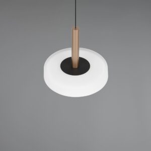 Κρεμαστό Μονόφωτο Καφέ+Λευκό Γυαλί CELESTE LED 10W 1100lm Step Dimmable 3000Κ Trio Lighting – 354910165