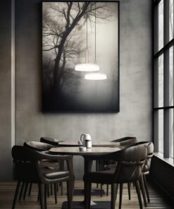 Κρεμαστό Μονόφωτο Καφέ+Λευκό Γυαλί CELESTE LED 10W 1100lm Step Dimmable 3000Κ Trio Lighting – 354910165