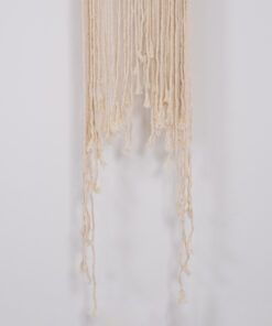 GloboStar® 35502 Μακραμέ Κουρτίνα Χειροποίητη Μπεζ Π200 x Υ200cm