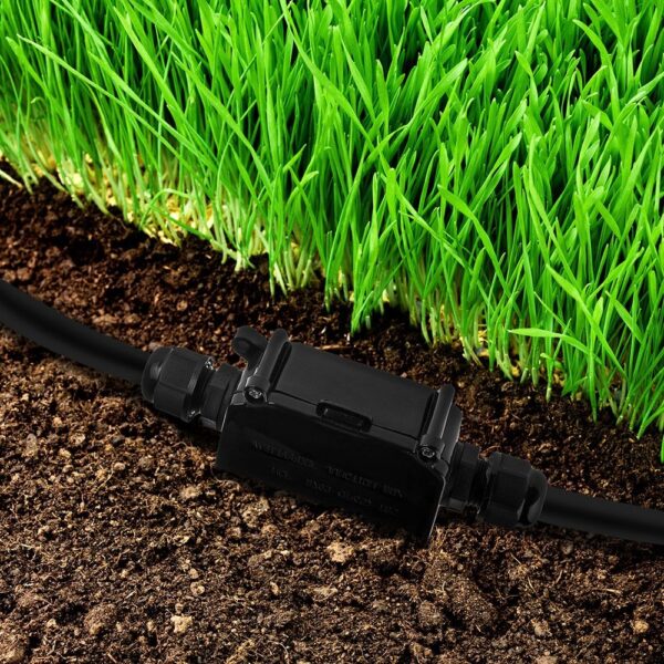 Αδιάβροχο IP65 κουτί διακλάδωσης μαύρο V-TAC – 3578