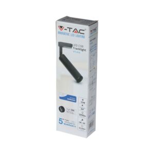 LED Φωτιστικό Ράγας Μαύρο 15W V-TAC Samsung Chip COB CRI >90 24° 1050lm Θερμό Λευκό 3000K – 359