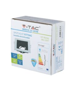 Συσκευασία σποτ φωτιστικού V-TAC VT-781SQ, 35W, GU10, IP20, 220-240V, ενεργειακή κλάση A.