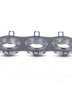 Τρίπλος στρογγυλός σκελετός χωνευτού φωτιστικού αλουμινίου για μοντέρνο σχεδιασμό χώρων.