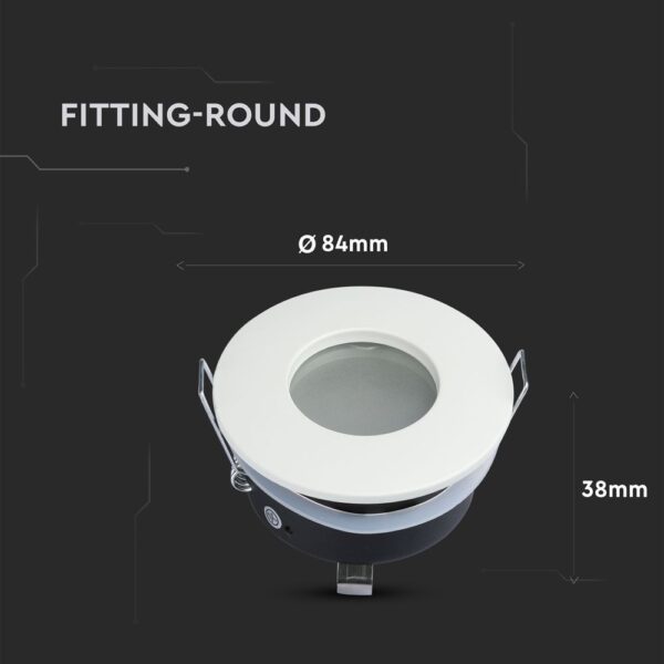 Στρογγυλό φωτιστικό LED 84mm για οροφή, λευκό, ιδανικό για εσωτερική διακόσμηση σπιτιού ή επαγγελματικού χώρου.