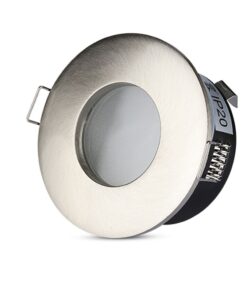 Στρογγυλό φωτιστικό οροφής LED, IP20, ασημί, ιδανικό για εσωτερικούς χώρους. Ενεργειακά αποδοτικός φωτισμός.