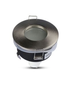 Σποτ φωτιστικό οροφής κλασικού σχεδιασμού, INOX φινίρισμα, στεγανότητα IP20 για εσωτερική χρήση.