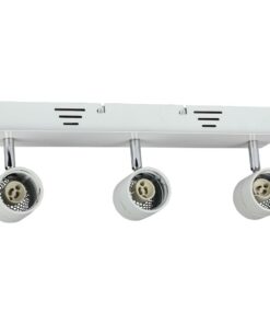 Φωτιστικό – Βάση Σποτ 3xGU10 V-TAC Οροφής – Τοίχου Λευκή – 3619