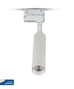 LED Φωτιστικό Ράγας Λευκό 20W V-TAC PRO Samsung Chip COB CRI >90 24° 1400lm Θερμό Λευκό 3000K – 362