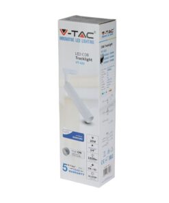 LED Φωτιστικό Ράγας Λευκό 20W V-TAC PRO Samsung Chip COB CRI >90 24° 1400lm Θερμό Λευκό 3000K – 362