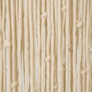 GloboStar® 36207 SENEGAL Καπέλο Φωτιστικού Boho – Μακραμέ Πλεκτό Χειροποίητο Μπεζ Υφασμάτινο με Σχοινί Φ30 x Υ80cm