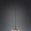 Κρεμαστό Μονόφωτο Μαύρο Ματ & Γυαλί TARIFA 1xE27 Trio Lighting – 362800132