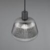 Κρεμαστό Μονόφωτο Μαύρο Ματ & Γυαλί TARIFA 1xE27 Trio Lighting – 362800132