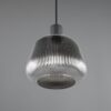 Κρεμαστό Μονόφωτο Μαύρο Ματ & Γυαλί TARIFA 1xE27 Trio Lighting – 362800132