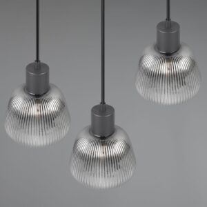 Κρεμαστό Πολύφωτο Ροζέτα Ματ & Γυαλί TARIFA 3xE27 Trio Lighting – 362830332