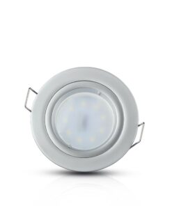 Στρογγυλό ενσωματωμένο LED φως οροφής, ενεργειακά αποδοτικό, ιδανικό για μοντέρνα διακόσμηση εσωτερικού χώρου.