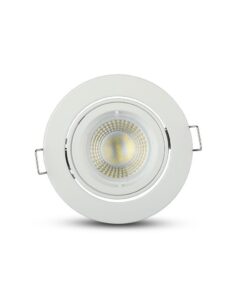 Βάση Σποτ GU10 – MR16 V-TAC Χωνευτή Στρογγυλή Λευκό – 3645