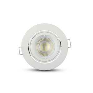 Βάση Σποτ GU10 – MR16 V-TAC Χωνευτή Στρογγυλή Λευκό – 3645