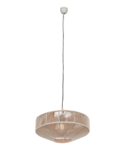 Κρεμαστό Φωτιστικό με Μπεζ Σχοινί Φ46 SVEA 1x E27 Trio Lighting – 364700144