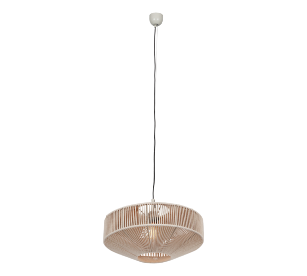 Κρεμαστό Φωτιστικό με Μπεζ Σχοινί Φ46 SVEA 1x E27 Trio Lighting - 364700144