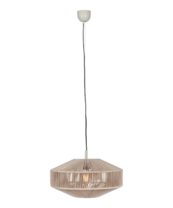 Κρεμαστό Φωτιστικό με Μπεζ Σχοινί Φ46 SVEA 1x E27 Trio Lighting – 364700144