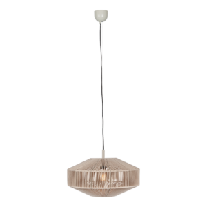 Κρεμαστό Φωτιστικό με Μπεζ Σχοινί Φ46 SVEA 1x E27 Trio Lighting – 364700144