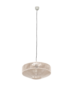 Κρεμαστό Φωτιστικό με Μπεζ Σχοινί Φ46 SVEA 1x E27 Trio Lighting – 364700144