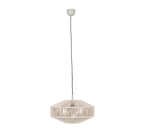 Κρεμαστό Φωτιστικό με Μπεζ Σχοινί Φ46 SVEA 1x E27 Trio Lighting – 364700144