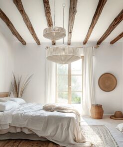 Κρεμαστό Φωτιστικό με Μπεζ Σχοινί Φ46 SVEA 1x E27 Trio Lighting – 364700144