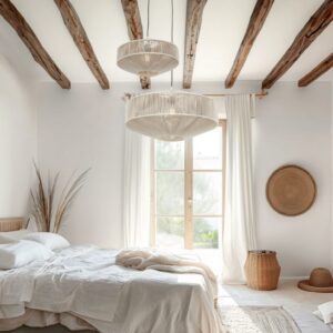 Κρεμαστό Φωτιστικό με Μπεζ Σχοινί Φ46 SVEA 1x E27 Trio Lighting – 364700144