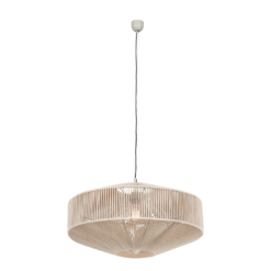 Κρεμαστό Φωτιστικό με Μπεζ Σχοινί Φ61 SVEA 1x E27 Trio Lighting – 364790144
