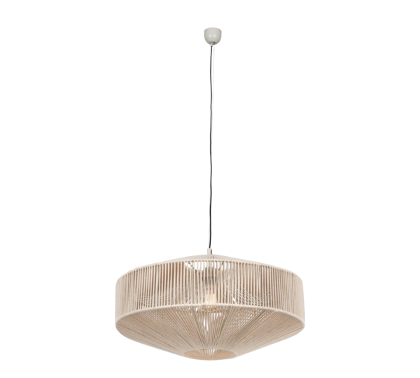 Κρεμαστό Φωτιστικό με Μπεζ Σχοινί Φ61 SVEA 1x E27 Trio Lighting - 364790144