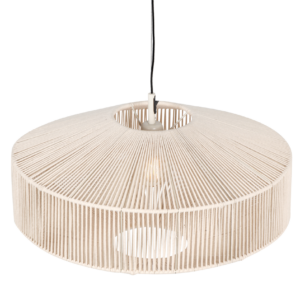 Κρεμαστό Φωτιστικό με Μπεζ Σχοινί Φ61 SVEA 1x E27 Trio Lighting – 364790144